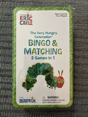Eric Carle The Very Hungry Caterpillar Bingo & Matching Game - Green